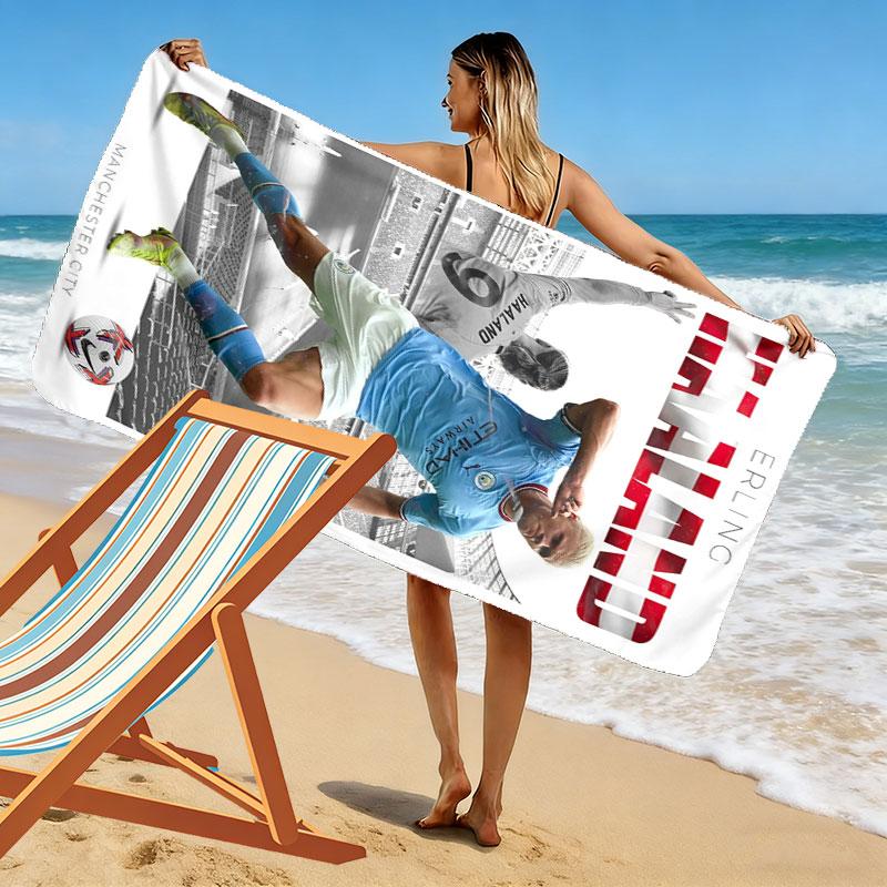 Vinicius Jr. Rise Beach Towel, Large Soft Quick Dry Towel for Beach Camping Swimming