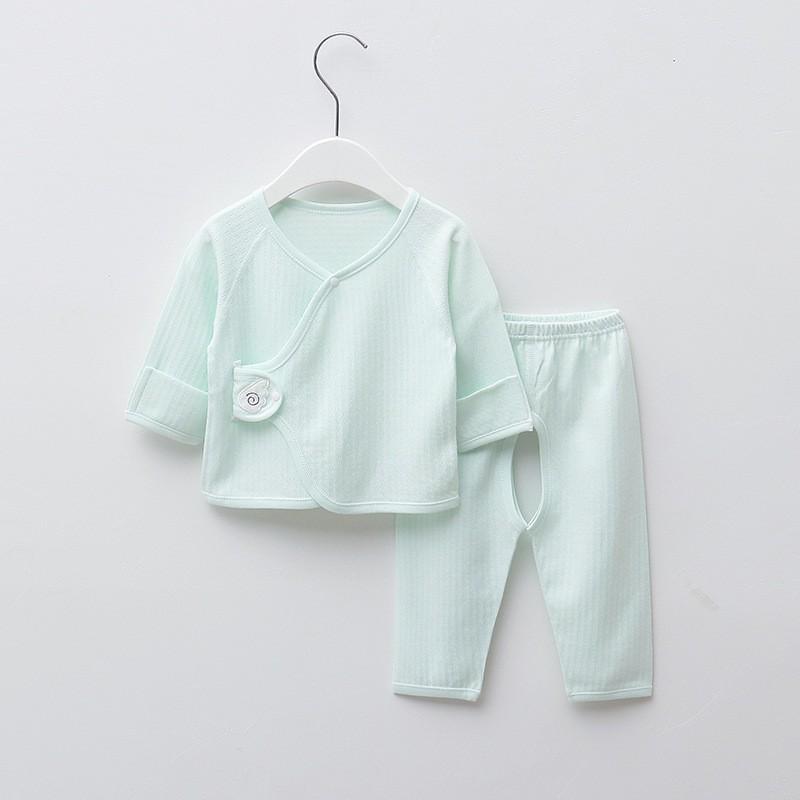 Newborn Cotton Bodysuit Set 0-3 Months Baby Fall Sleepwear Unisex Soft Comfortable