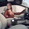 LEDMOMO Autoaufbewahrung Seitenaufbewahrung Multifunktionales Auto PU für Handy und Kleine Autoaufbewahrung Auto Zubehör Tasche, Beutel, Organizer, Leder, Handys, Schlüssel,