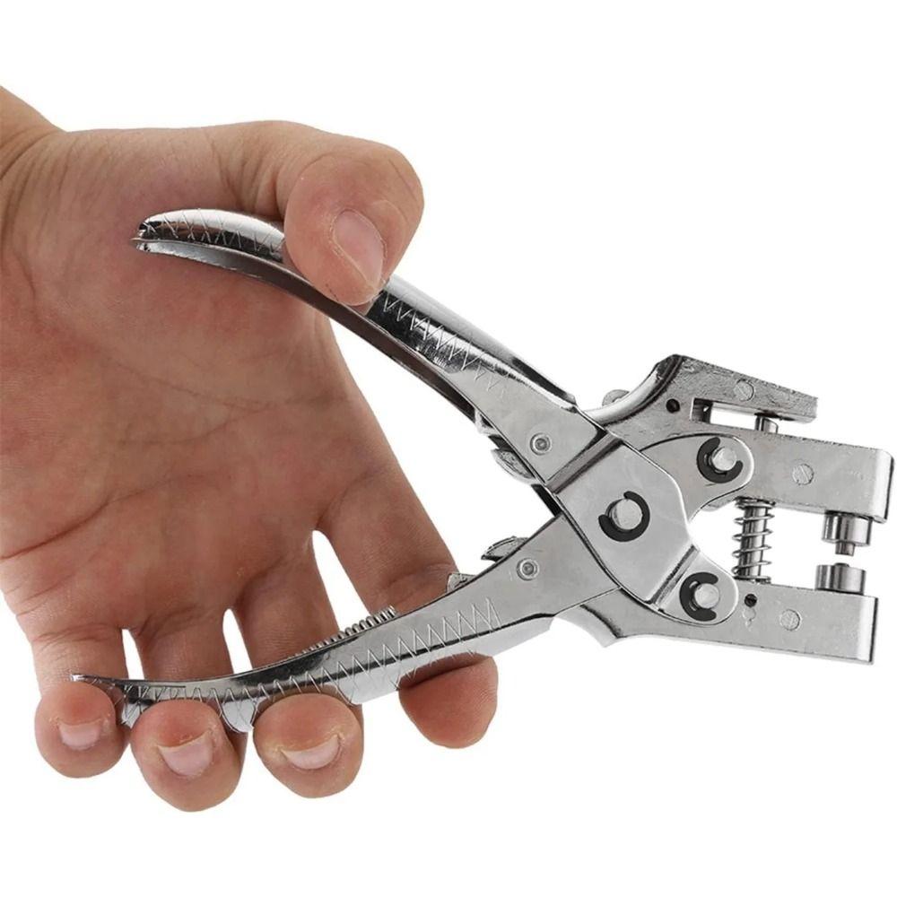 Hollow Design Grommet Pliers Portable Handheld Metal Buttonholes Tool Rivet Setting Tool  Craft Kit