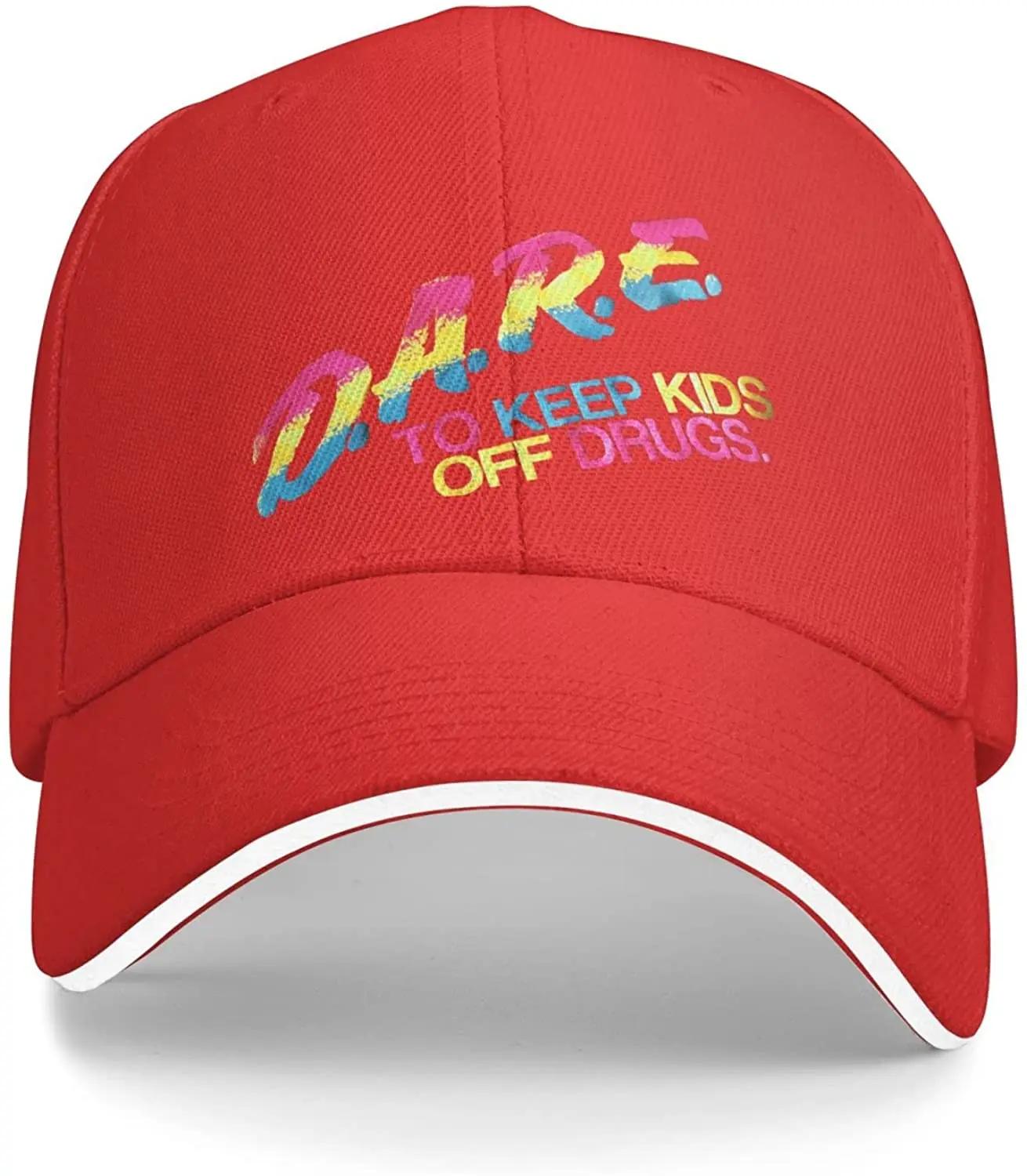 Dare to Keep Kids Off Drugs Fashion Cool Dad Hat Baseball Cap Adjustable Polo Trucker Unisex Style Headwear One Size