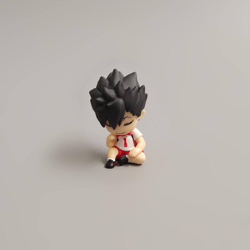 4 Stück Anime Haikyuu Figuren Bokuto Kotaro Akaashi Keiji Oikawa Tooru Iwaizumi Hajime Actionfiguren Q Version PVC Figur Spielzeug