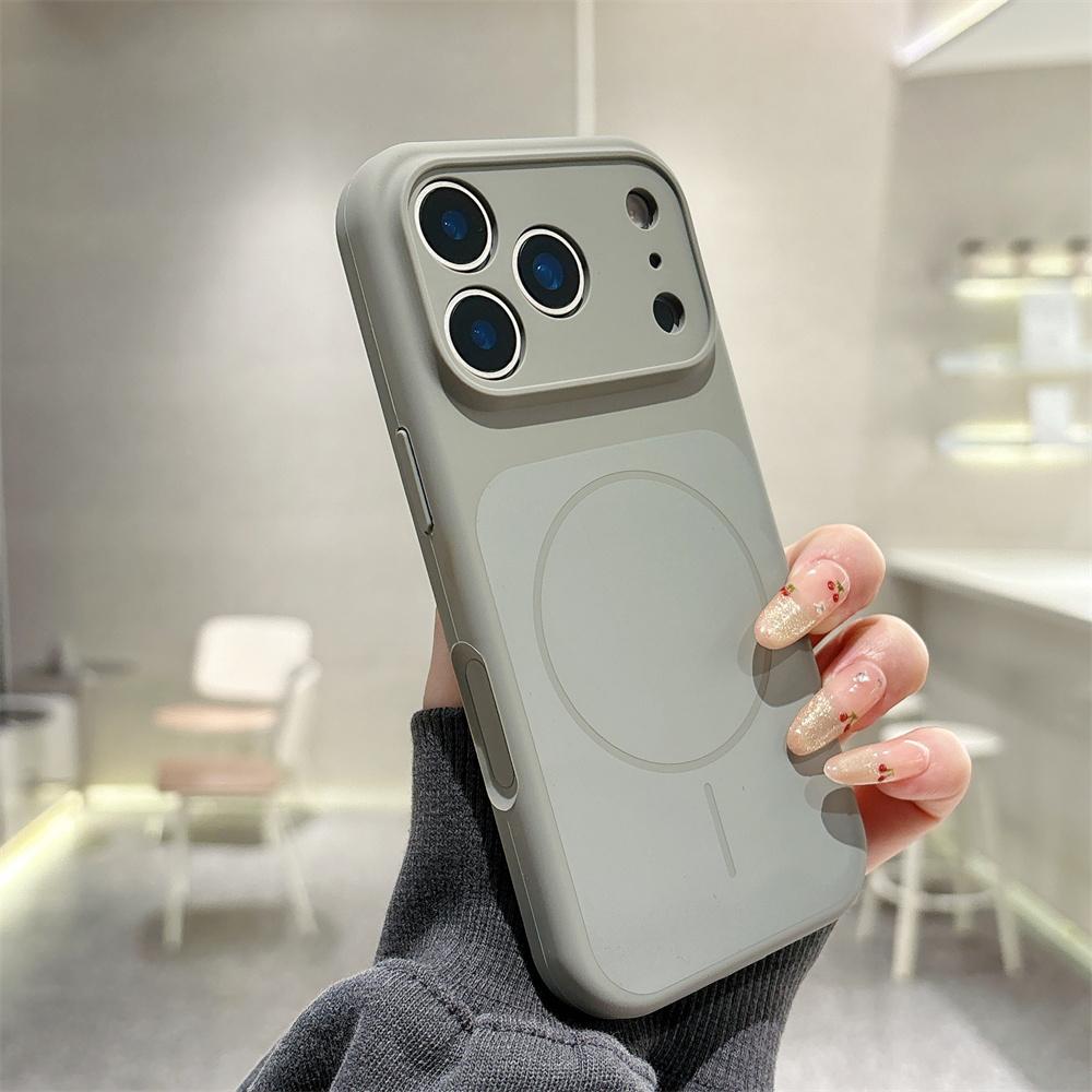 Liquid Soft Silicone Wireless Charging Magnetic For Magsafe Cases For Apple iPhone 17 16 15 14 Plus 13 Pro Max Shockproof Cover