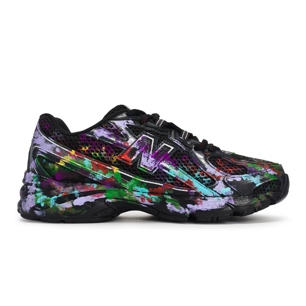 New Balance NB 740 Chaussures de Course Basse Résistantes à l'Abrasion Unisexes Noir Rouge Violet Vert U740BM2(Team80-S-BOX)