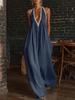 2026 Europäischer & Amerikanischer Lässiger Eleganter Leinen-Jumpsuit mit Spitzenbesatz