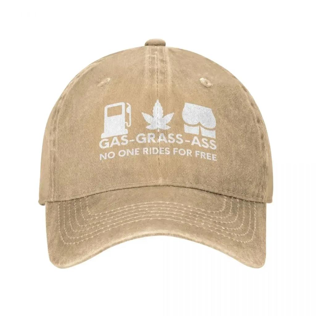 Gas Grass Ass Bumper Pack Baseball Cap Snap Back Hat Fluffy Hat Hat Men Women'S