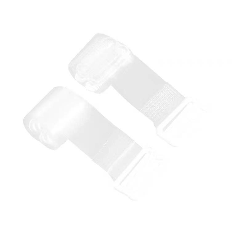 Women's Invisible Non-Slip Transparent Bra Straps - Frosted, Seamless, Sexy, Widened with Coated Buckle