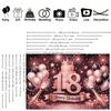 1pc 18th Birthday Ceremony Background Banner Suitable for Birthday Celebrations Festival Gatherings and Anniversaries