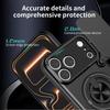 Tvirtas smūgiams atsparus dėklas Funda, skirtas iPhone 17 Pro Max / 17 Air 16 Plus, Armor, pasukamas kameros objektyvo dangtelis, žiedinis stovas, Capa Funda