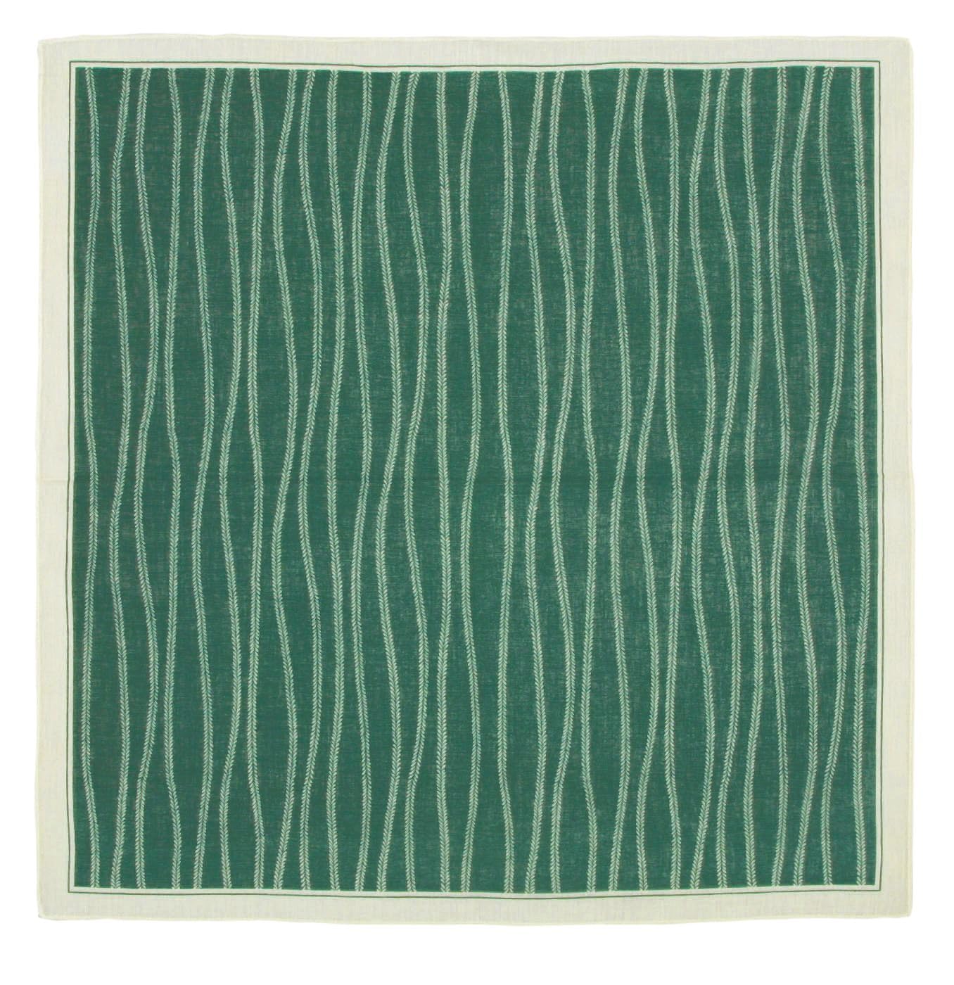 

Yamamoto Jin Shoten TOIRO Series Gauze Willow Made in Japanese Inbound Souvenir Handkerchief, [1313], Japan, Pattern, зелений