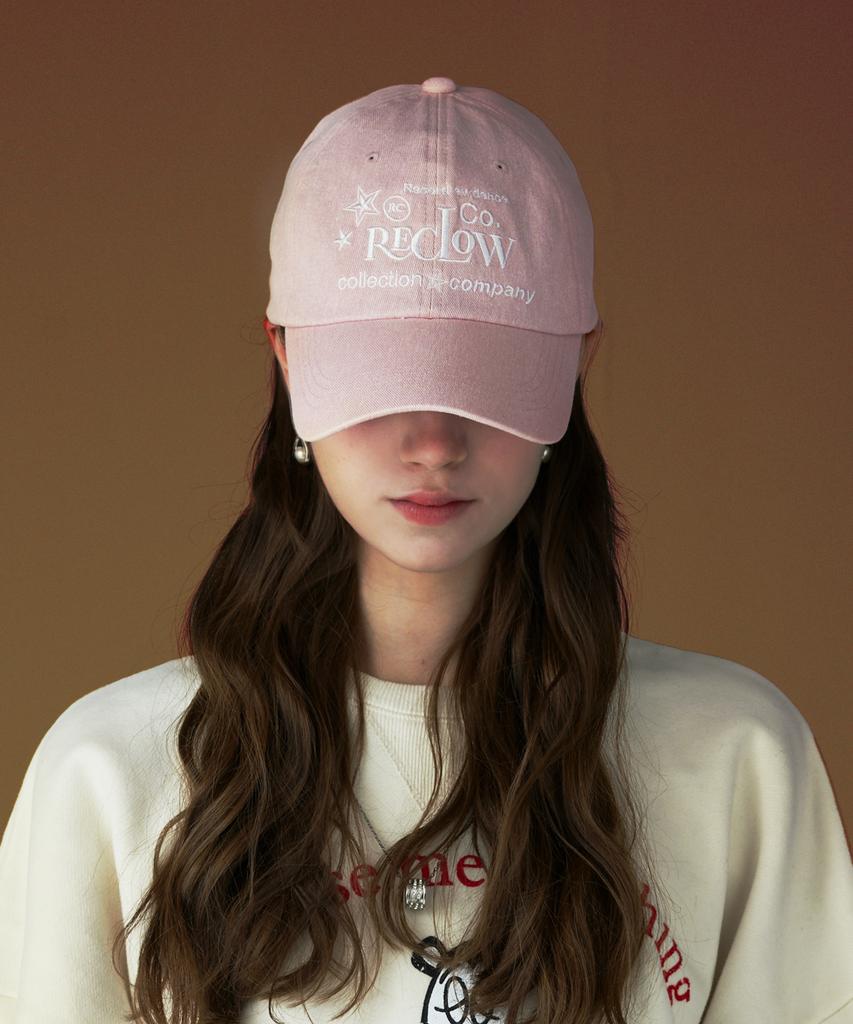 Likkeullou Rc Twill Star Rwl Ball Cap Light Pink