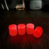 20PCS Tampas de válvula de pneu luminosas Motocicleta Bicicleta Roda Bico À prova de poeira Haste de válvula de pneu Fluorescente Noite Brilhante Decoração de carro