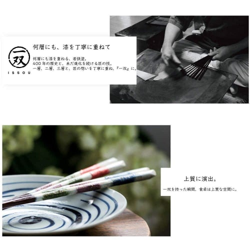 These Traditional, High-quality Chopsticks Are Meticulously Crafted by Japanese Artisans. They Are 23cm Long, Black, Pointed, and Made of Natural Wood