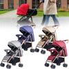 Baby Wheeled Four Stroller Lightweight Foldable Convertible Seat Tools Outdoor