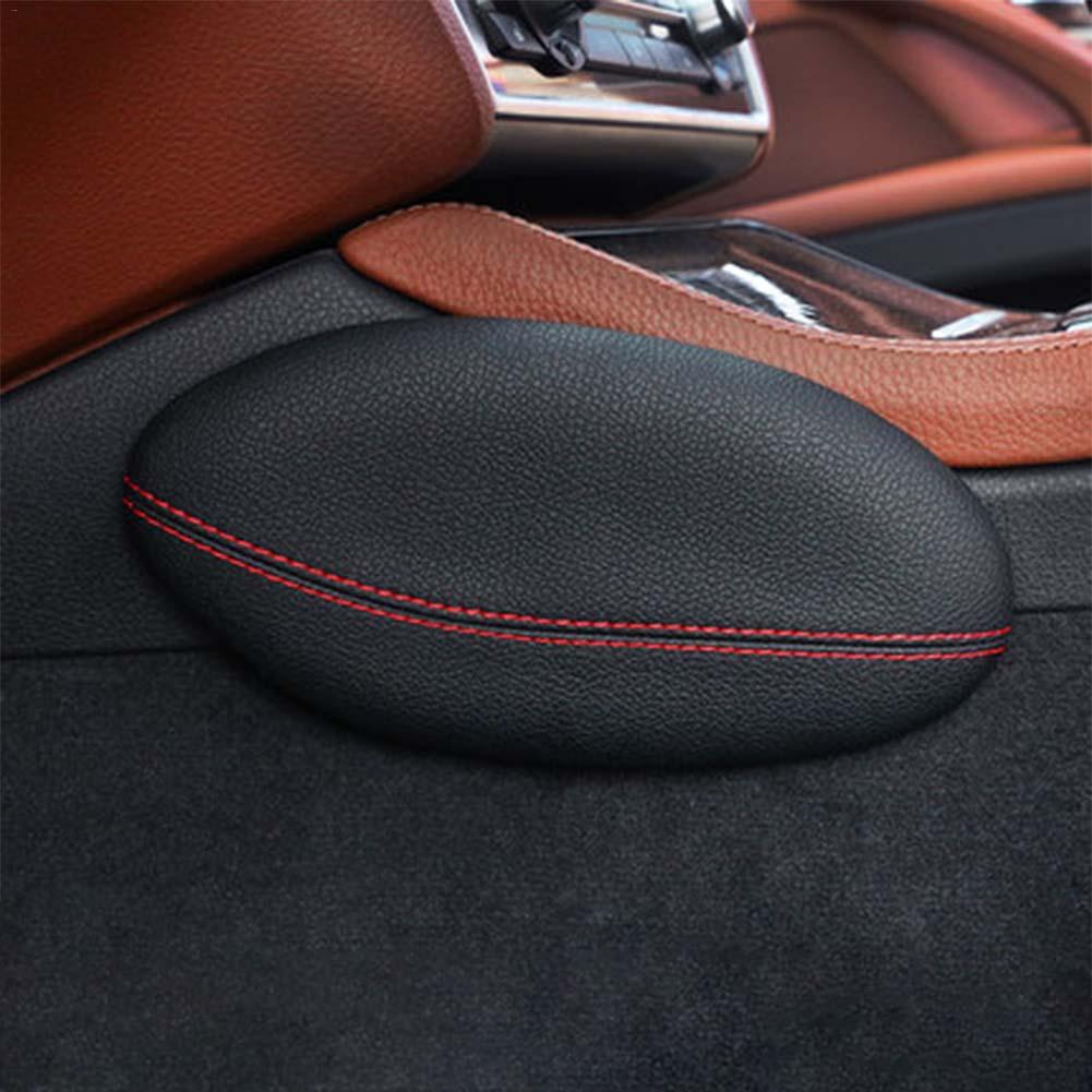 Car Foot Support Pillow Leg Support Car Seat Cushion Leather Leg Cushion Knee Pad Thigh Support Pillow Car Interior Accessories