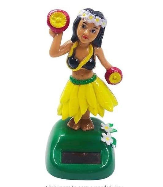 

Rosojodg Солнечная энергия Танцующая фигурка Гавайская танцовщица Кукла Гавайская девушка Солнечный танец