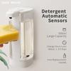 Dispensador de jabón desinfectante de manos independiente con sensor para lavavajillas automático, gran capacidad de 500 ml, carga USB, para uso en cocina.