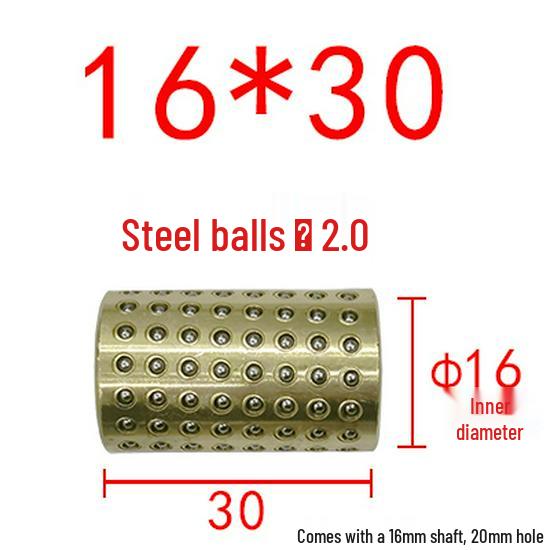 Golden Copper Ball Bearing Cage Mold Guide Bush Holder