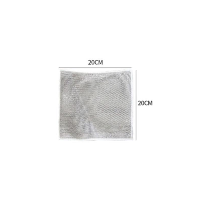 Guruid Double-Sided Silver Wire Cleaning Cloth 20x20 cm