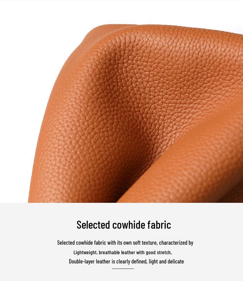 Women's Genuine Leather Bucket Handbag - Large Capacity, High-End Cowhide Veggie Basket Style