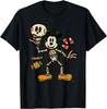Mickey Skeleton Costume Trick Or Treat Halloween Short Sleeve Tshirt