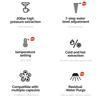 New HiBREW 6in1 Capsule Coffee Machine Hot/Cold Multiple Espresso Cafetera Cappuccino Coffee Maker Dolce Gusto Nespresso Powder H1B