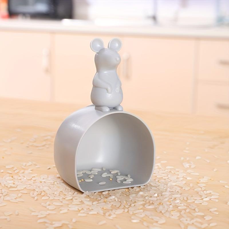 1pc Creative multifunctional rice spoon cartoon mouse handle digging spoon household kitchen small tool