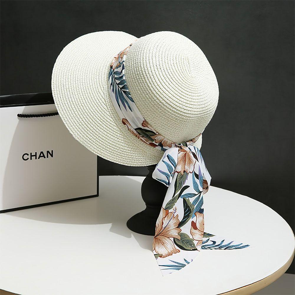 Wide Brim Sun Cap Foldable Beach Cap Summer Bucket Hat
