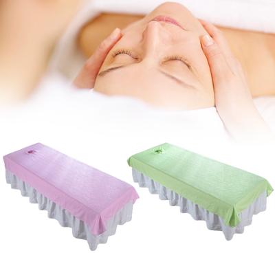 100X200cm Hızlı Kuruyan Güzellik Yatak Örtüsü Gül Baskılı Spa Masaj Masası Çarşafı Yatak Örtüsü