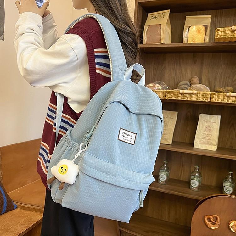Schoolbag Korean version Japanese simple backpack female Mori student schoolbag large capacity college style small fresh sweet backpack