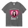 Nuova Bella Dove Diavolo Sei Stata Loca Maglietta La Saga di Twilight Maglietta Jacob Black Loca Graffiti Maglietta Unisex Unisex Maglietta
