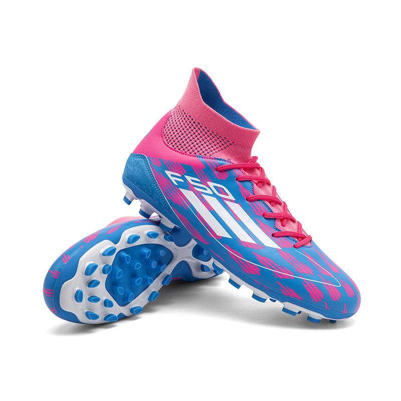 World Cup High-top Football Shoes Boys and Teenagers Students Women TF Broken Nails AG Long Nails Competition Training Shoes
