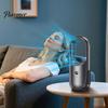 Portable Fan for Summer Heat Bladeless Desktop with Air Purifier, 8-Speed USB Rechargeable Circulator Adjustable Speed Tower 8H Timer, 90 Degree