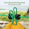 With 12 Clothespins Outdoor Clothesline Windproof Non-Slip Clotheslines  Outdoor Travel Camping