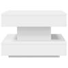 Rotating Coffee Table 360 degrees  Swivel White 50 x 50 x 34.5 cm