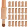 24Pcs Anti-Slip Knitted Furniture Legs Sock Silent Floor Protector Chair Feet Cap  Building