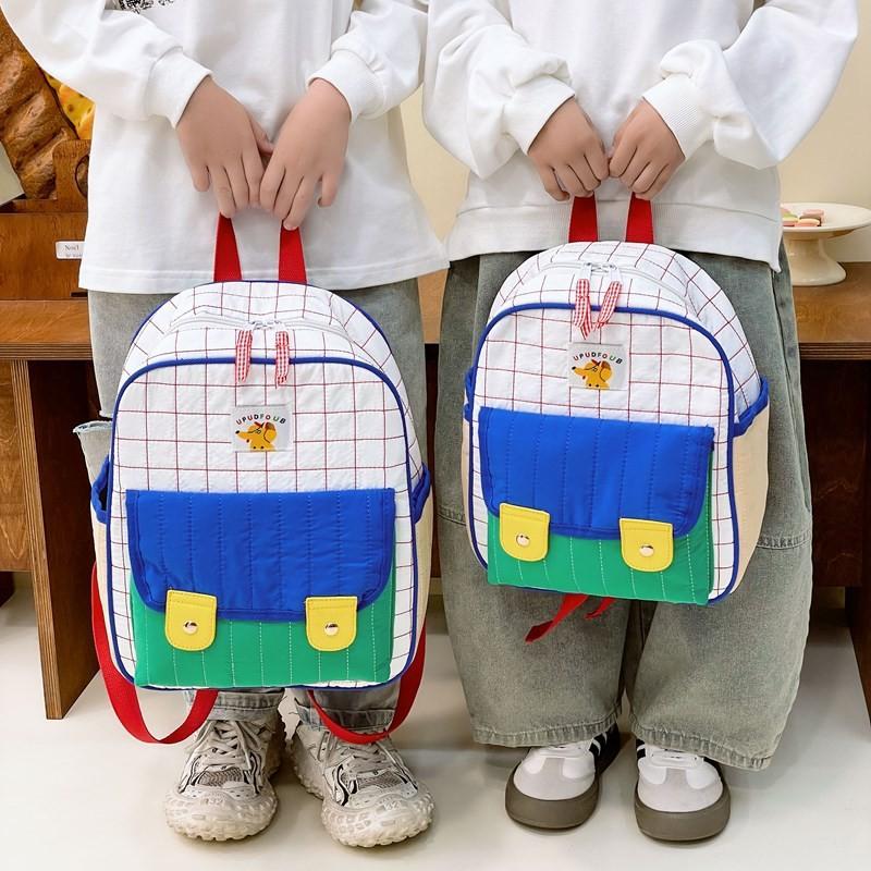 Kid Toddler Backpack With Lightweight Design And Striped Pattern For School And Outings