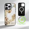 M-Mosaic Art Painting Phone Case For iPhone 17 16 15 14 13 12 Pro Max Plus for Mirror Wireless Magnetic Cover