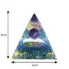 Orgonite Crystal Orgone Pyramid Tree of Life Energy Tower Nature Reiki Healing Chakra Object (B)