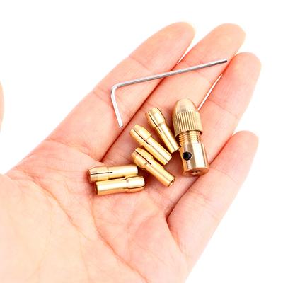 Brass Collet For Mini Rotary Electric Motor Shaft Drill Chuck Bit Tool Drill