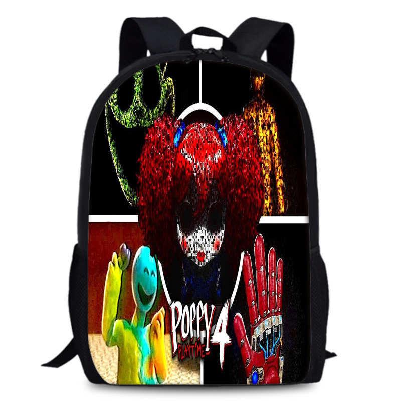 Chapter Poppy Playtime 4 Durable Bookbag 15in Laptop Anime Backpack Oxford