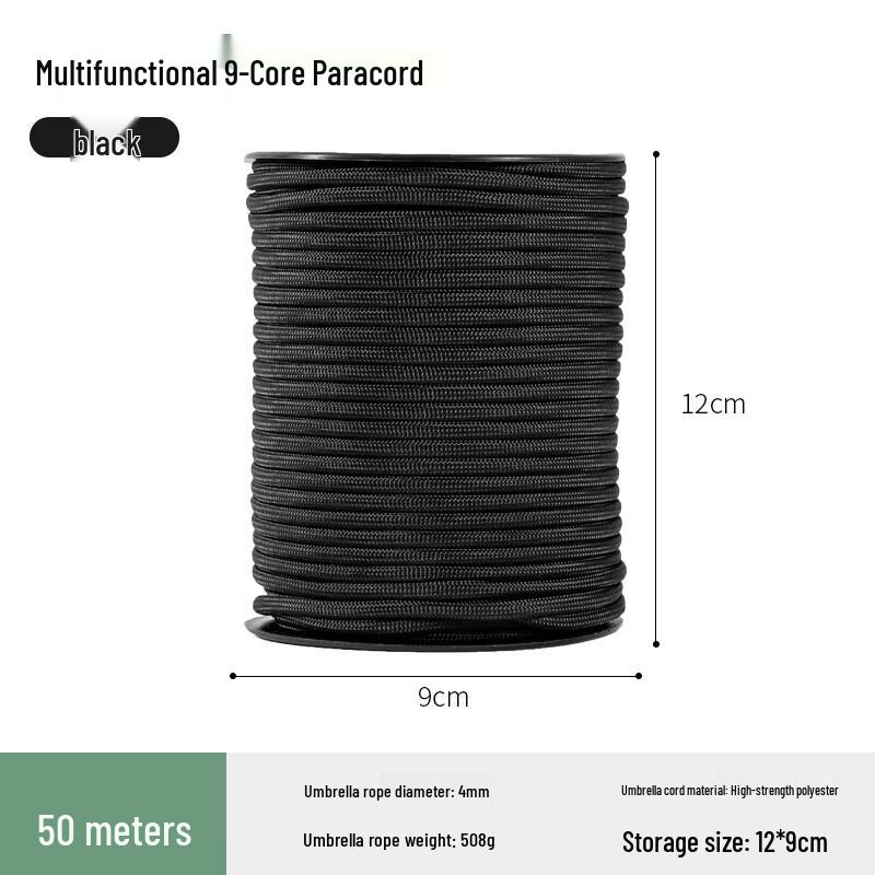 Outdoor 4mm Paracord Camping Wind Rope