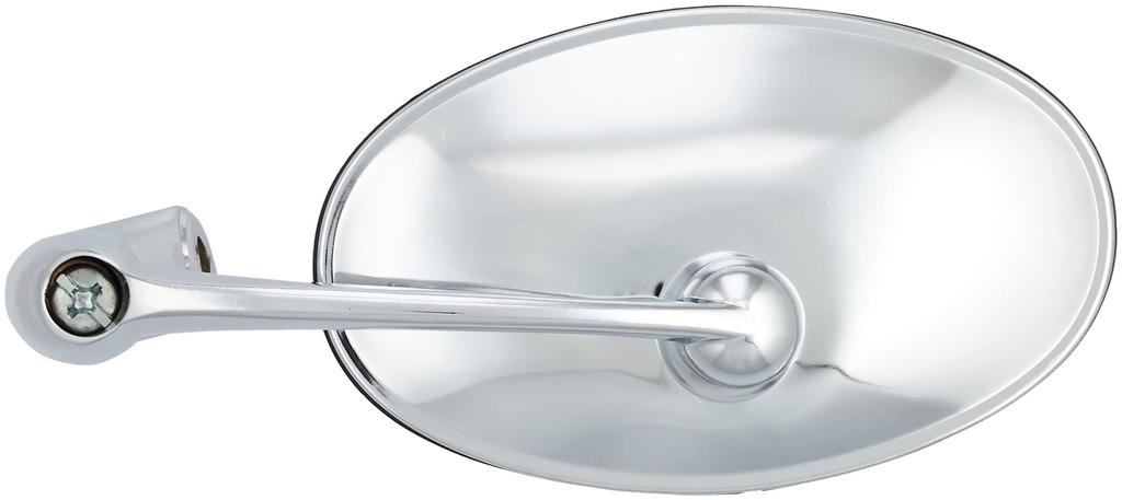 Kijima 203-8028 Motorcycle Parts Euro Type Mirror, Oval 76x131, For Both Left and Right Mirrors for Yamaha, Universal