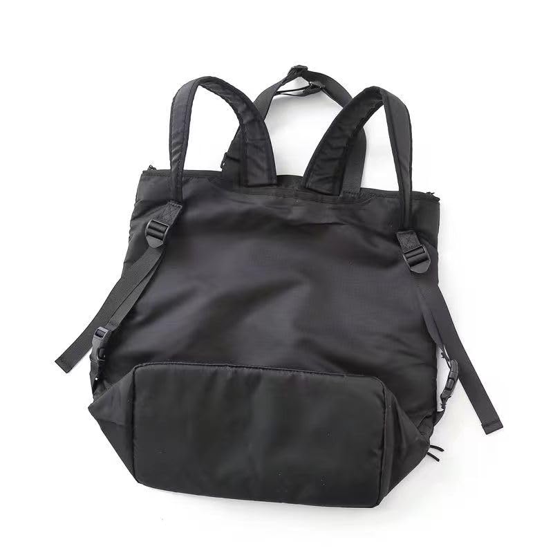 HOLARFAN Tragetasche, multifunktional, großes Fassungsvermögen, Rucksack, umweltfreundliche Tasche, A4-Format, für Damen und Herren, leicht, wasserabweisend, ideal für die Schule