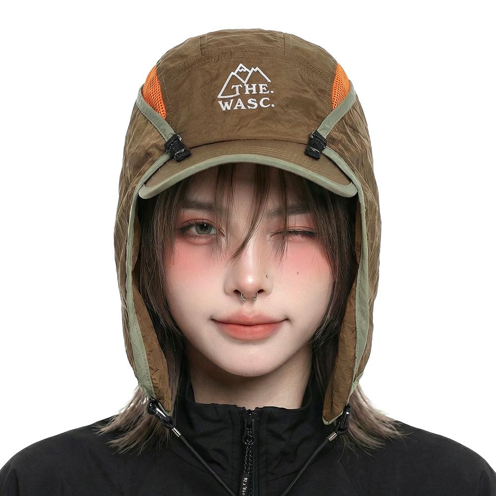 Neue Outdoor Schnelltrocknende Sonnenschutzmütze Damen Herren Koreanischer Stil Abnehmbar Mehrfarbig Baseballmütze Mütze Kappe Wanderkappe