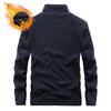 Men's Autumn and Winter Outdoor Casual Thickened Velvet Warm Stand-up Collar Sweatshirt Jacket Polar Fleece Top