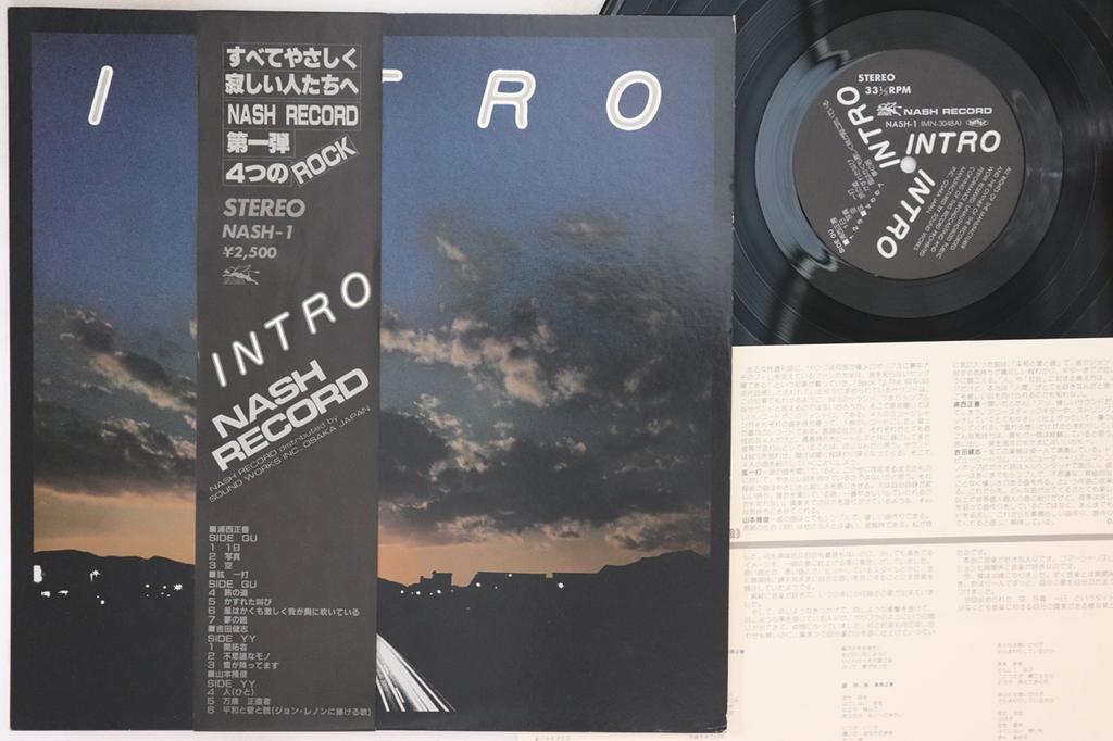 LP Record VARIOUS - Intro NASH1 NASH Japan Obi Japanese Pop/Rock Used