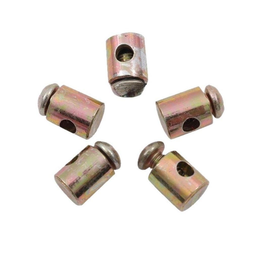 30/50/100pcs Motorcycle Clutch Cable Wire Rope Lock Adjustable Head Fitting 8x9mm For Motorcycle Repair Quick Fixes