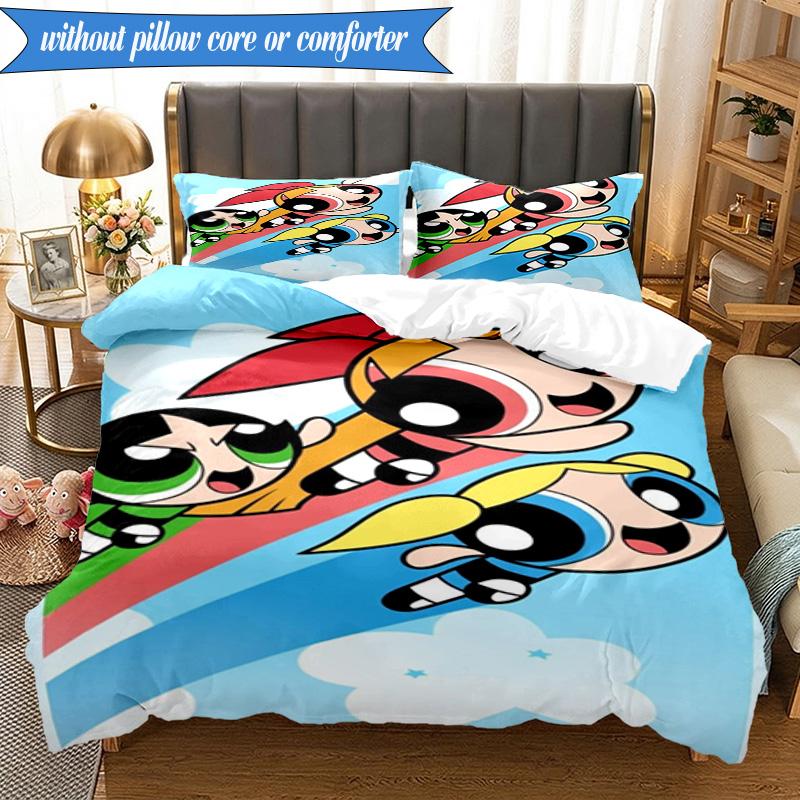 Power police Adventure 3pcs K-pop music group Bedding set,Ideal for Bedroom, Dormitory,Including Duvet Cover And 2pcs Pillowcases,Fan gifts