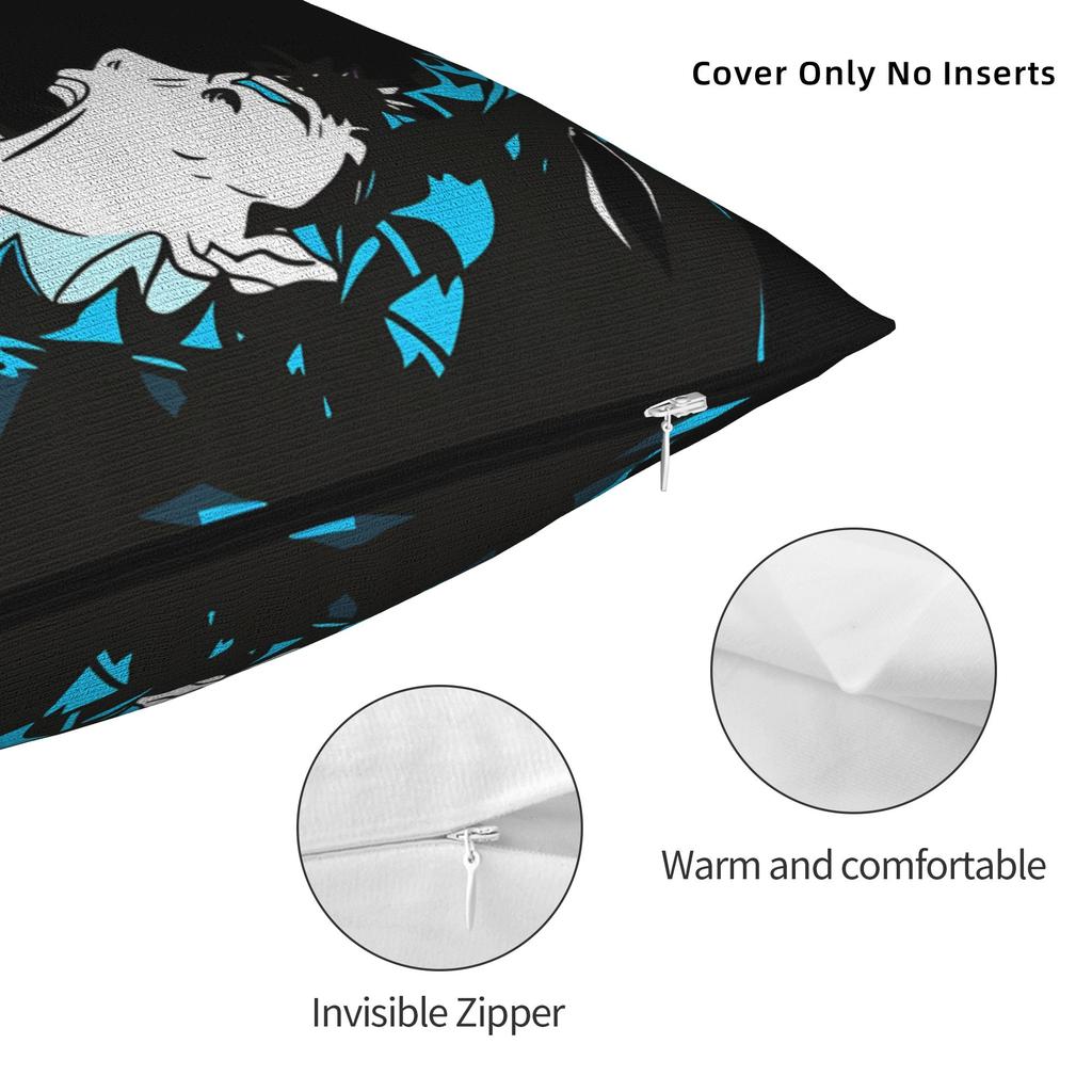 B-Berserks Pillow Cover Cute Funny Pillow Case For Living Room Chair Soft Pillowcases Birthday Gift